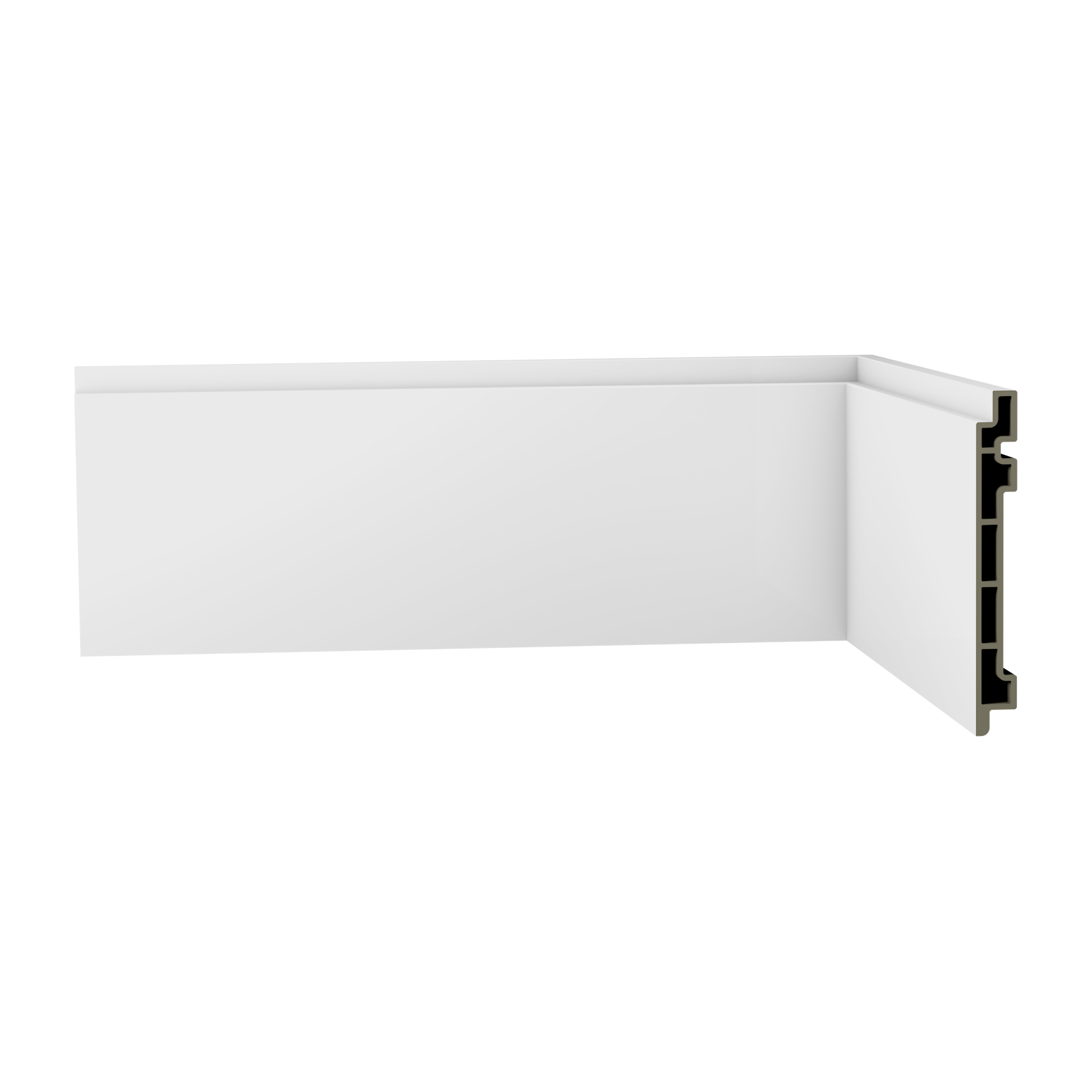 Rodapé R4 Smart Branco Ecovale